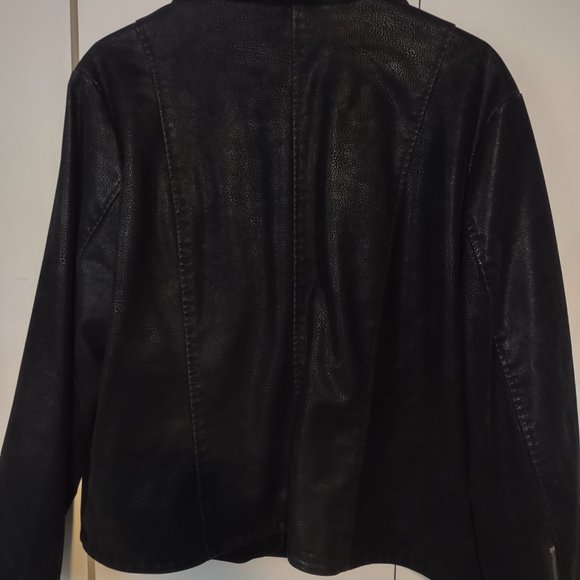 Silver Jeans Moto Leather Jacket - Picture 2 of 6
